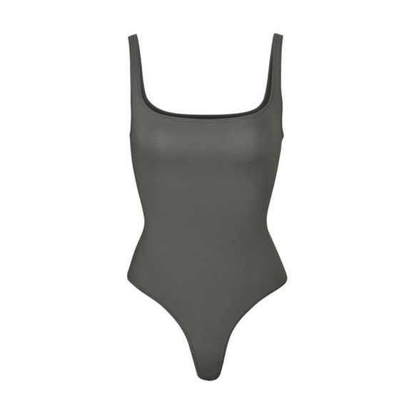 SKIMS Body Basics square neck deep sea bodysuit - Picture 1 of 4